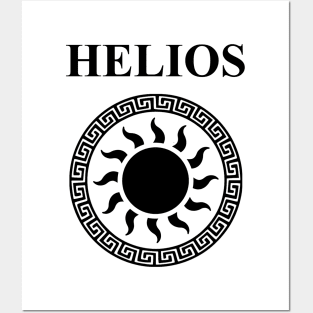 Helios Ancient Greek God of the Sun Symbol Posters and Art